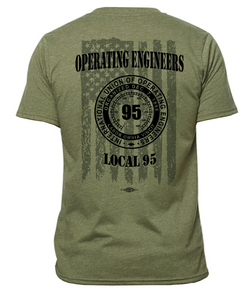 IUOE Local 95 Flag T-shirt