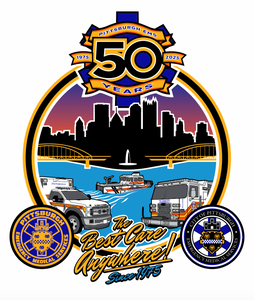 50th Anniversary Logo Sticker