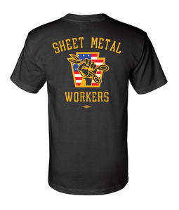 Sheet Metal Workers Flag T-shirt